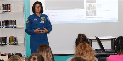 Astronaut Nicole Stott